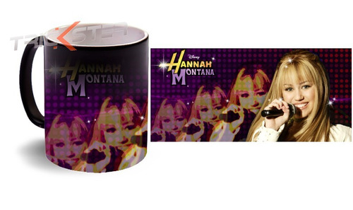 Disney Hannah Montana Taza Magica Personalizada Tenela Hoy!