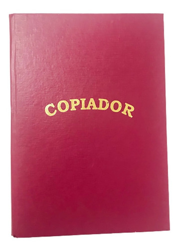 Libro Copiador Contable Tapa Dura 100 Paginas