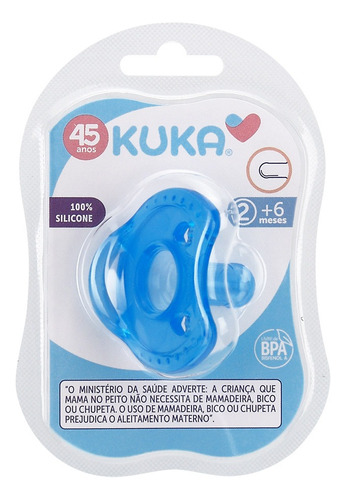 Kit Com 3 Chupeta Kuka Baby Silicone Soft Confort T2