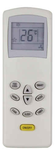 Control Aire Acondicionado Minisplit Ac Compatible Whirlpool Digital Compacto
