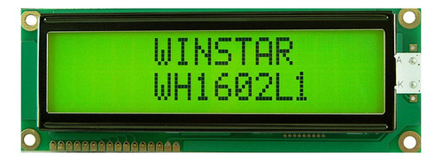 Display Winstar Wh1602l-tmi-st Lcd Alfanum 16x2 Usado