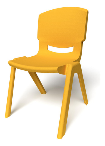 Mesa Rectangular Infantil Amarillo Con 6 Sillas Envío Gratis