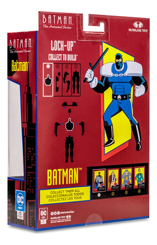 Mcfarlane Build A Lock Up: Dc The Animation Series - Batman
