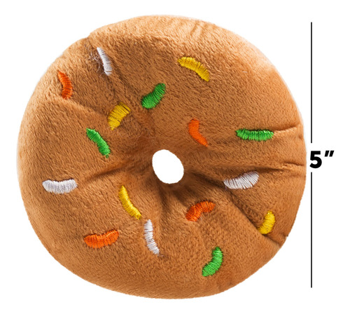 Almohada De Peluche Con Forma De Donut Bedwina, Paquete De 1