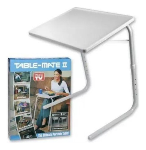 Mesa Table Mate Ii. Tv Ajustable Multiusos Portátil Plegable