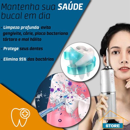 Imagem 2 de 7 de Irrigador Dental Higienização Eficiente De Fácil Manuseio