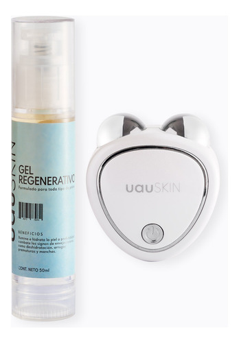 Uauskin Rejuvenecimiento Facial Con Microcorriente + Gel 50g