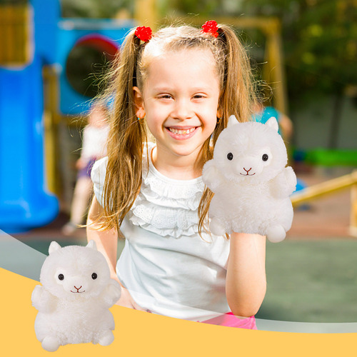 Juguetes De Peluche, Encantadora Marioneta De Mano De Dinosa