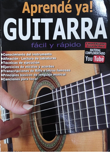 Metodo Aprendizaje Libro Aprender A Tocar La Guitarra