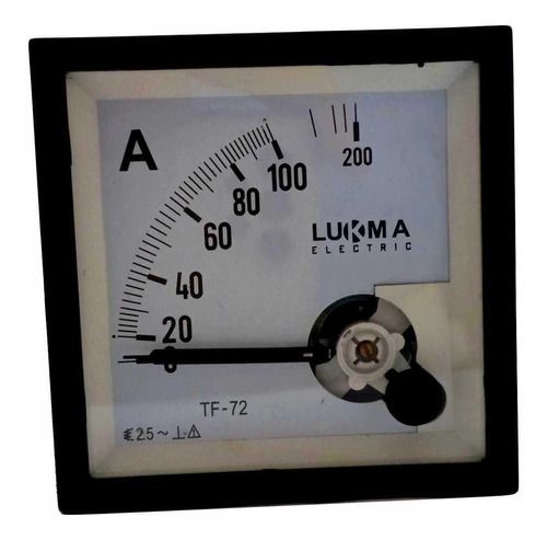 Amperímetro Analógico Medição Direta Lk-a72 100a Lukma
