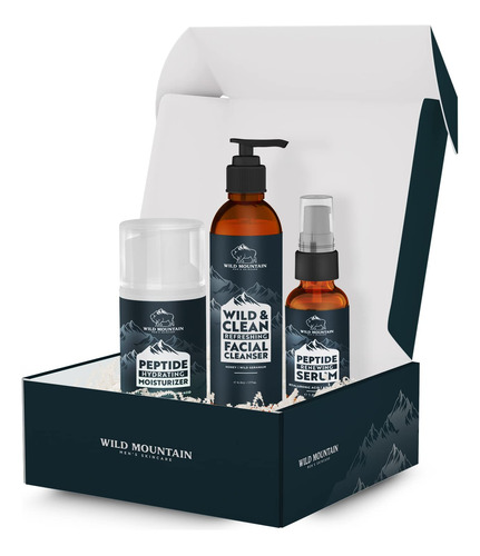 Kit De Cuidado Facial Para Hombre, Kit De Cuidado De La Piel