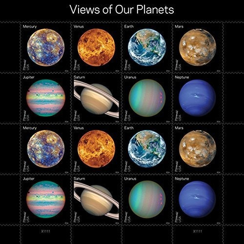 Vistas De Nuestros Planetas Usps Forever Postage Stamps Hoja