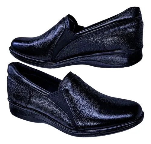 Zapato Mujer Cómodo Casual Piel Genuina Mocasin De Descanso