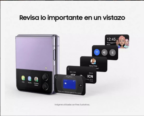 Celular Samsung Galaxy Z Flip 4 256gb + 8gb Ram Liberado - Aceptable (Reacondicionado)