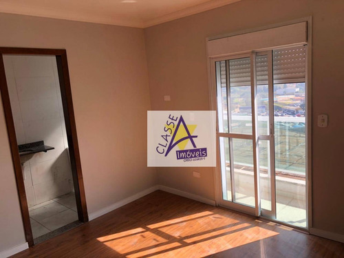 Imagem 9 de 20 de Cobertura Com 2 Dormitórios Para Alugar, 90 M² Por R$ 1.850/mês - Vila Guarani - Mauá/sp - Co0042