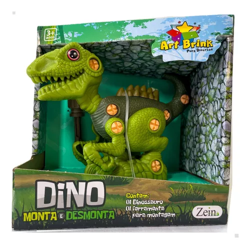 Jogo Montessori Dinossauro Pedagógico Sensorial