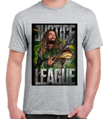 Remera Aquaman -  Dc Liga De La Justica - Comics