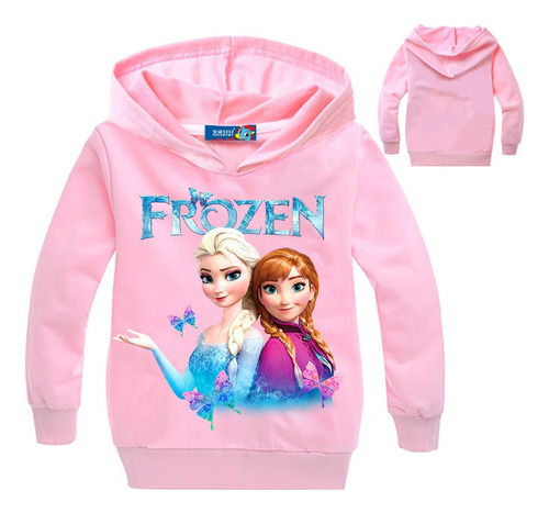 Niños Frozen Elsa Anna Sudadera Pullover Princesa Disfraz N A