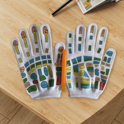 Mases De Manual Guantes De Reflexología Cómoda Para 19cm