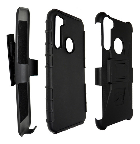 Imagen 5 de 8 de Funda Moss Uso Rudo 3 En 1 Para Xiaomi Redmi Note 8