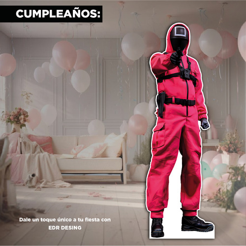 Figura Juego Del Calamar Solida Tamaño Real Coroplast