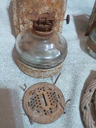 Antigua 4 Lámpara Faro Mini Sol De Noche Reliquia (Usado)