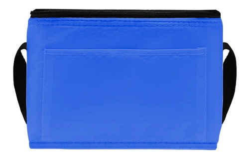 Imagen 1 de 7 de Lunchera Térmica Cooler Line Azul 20,5x15.5x14cms | Giveaway