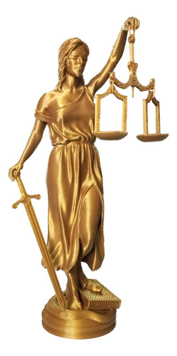 Estatua De La Justicia Diosa Themis 32cm