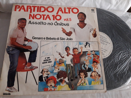 Lp Coletânea Partido Alto Nota 10 Volume 5 (1984) Ne
