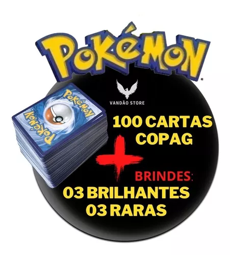 Lata Pokemon Carta Ultra Rara Original Copag + Brinde