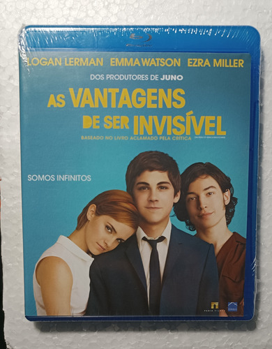 As Vantagens De Ser Invisível Blu Ray Lacrado Original Raro