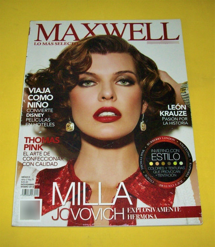 Milla Jovovich Revista Maxwell Cdmx Ivan Garcia Lio Messi