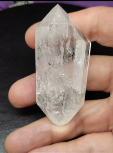 Cuarzo Cristal Biterminal De 7cms X 3,5 Cms De 78 Gramos