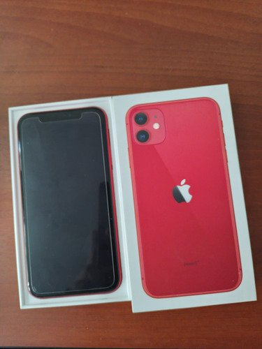  iPhone 11 128gb Rojo Bateria 85% Apple Usado Con Caja