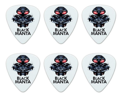 Aquaman Movie Black Manta PĂșas Para Guitarra (calibre Medio,