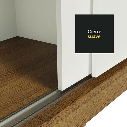 Ropero Closet Madesa Reno 3 Puertas Corredizas Con Espejo Mb