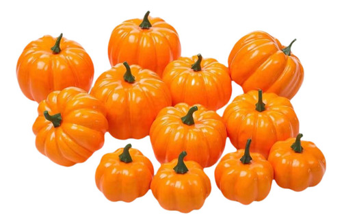 12 Calabazas Decorativas, Calabazas De Cosecha, Accesorios