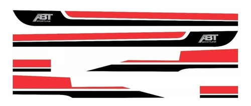 Kit de adhesivos Faixa Lateral Volkswagen Up Abt Ca-14069