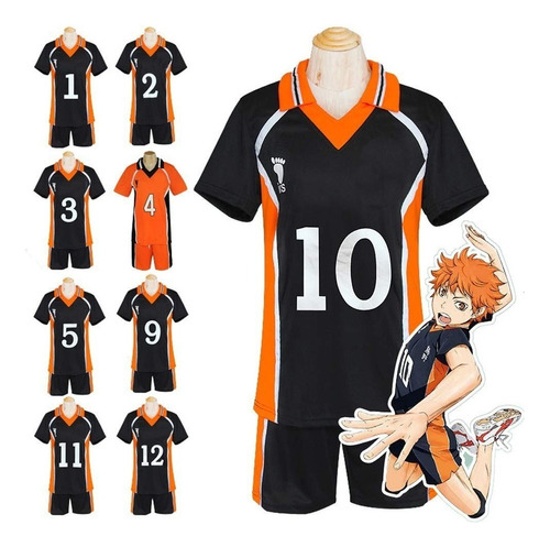 Conjuntos Jerseys Cosplay De Anime Uniforme De Voleibol