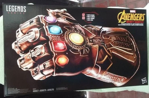 Guante Interactivo Thanos Sonidos Luz 50 Cms Avengers