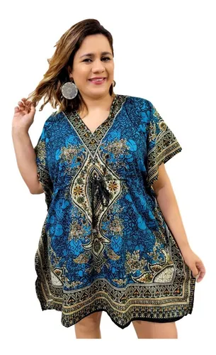 10 Bata Kaftan Indiana Longuete Estampas Incr veis Atacado