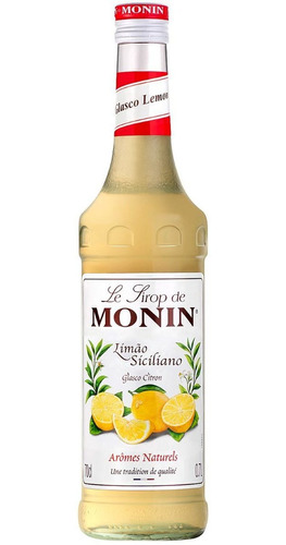 Imagem 1 de 3 de Xarope Monin Limão Siciliano Glasco Citron 700ml