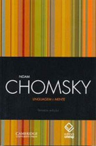 Linguagem E Mente - 3ª Edição, De Chomsky, Noam. Editora Unesp, Capa Mole, Edição 3ª Edição - 2009 Em Português