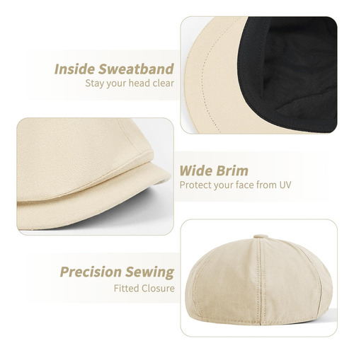 Gorras De Vendedor De Periódicos For Hombre Sombrero De