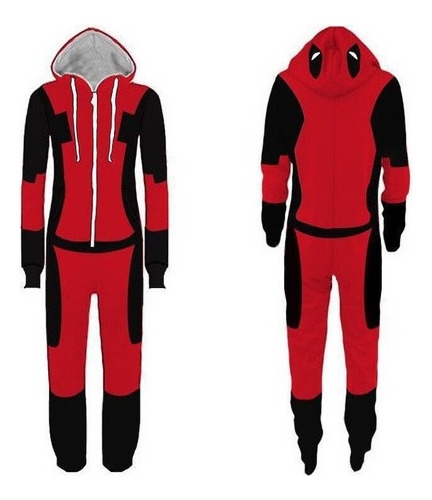 Deadpool Pijama Una Pieza Cosplay Anime Traje