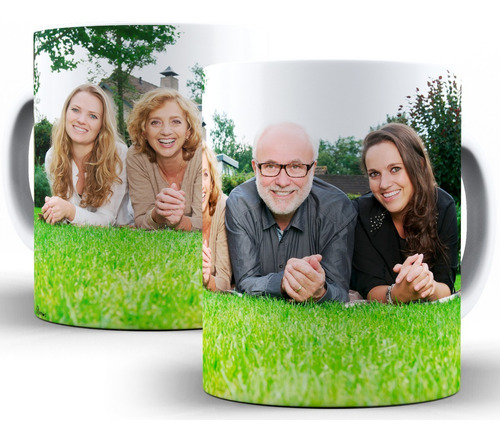 Caneca Personalizada De Porcelana Com Sua Foto Imagem Arte Cor Branco Com Foto