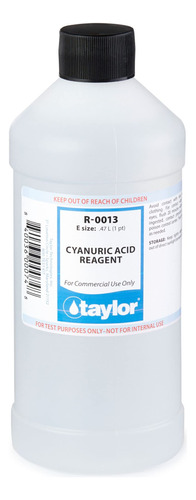 Taylor Technologies Inc R-0013-e Acido Cianurico 16 Oz