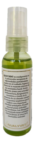Spray Antiséptico Bucal Para Perros Y Gatos 60ml Qualy Dent