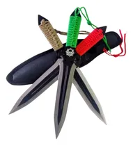 Comprar Cuchillos De Lanzar Táctico Ninja Kunai Con Funda X3 Uni