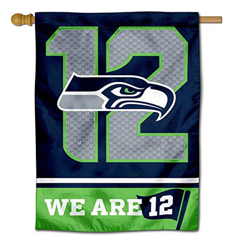 Bandera De Casa De Doble Cara De Seattle Seahawks  We A...